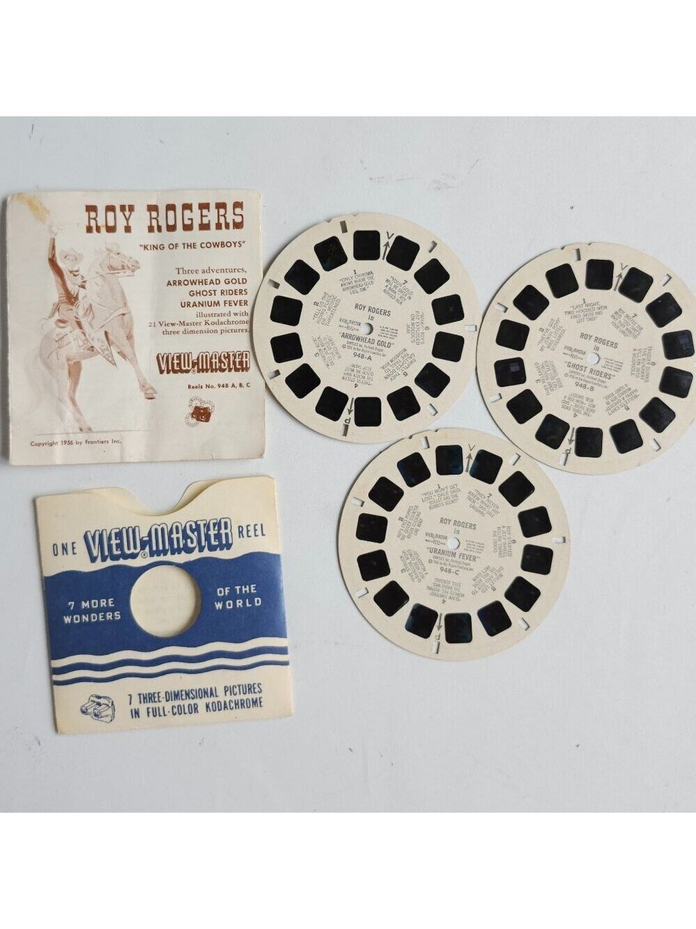 VINTAGE ROY ROGERS VIEW MASTER 1956  KING of the COWBOYS